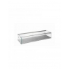 Vitrina Expositora Neutra Cristal Plano 1 piso