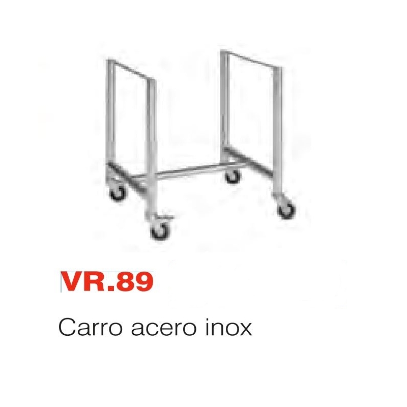 CARRO ACERO INOX PARA VR..87 Y VR..88